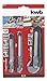 KWB 3 x cutter knife set 9 + 18 mm (locking function, for snap-off blades), multifunctional knife