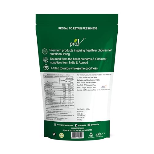 Image of ProV Premium Watermelon Seeds | Whole Natural | Rich in Protein, Iron, Magnesium & Healthy Fats | Boosts Energy & Supports Heart Health | Crunchy Snack | 250g