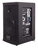 Caixa de som acústica saga 8 ativa bluetooth fm igreja bar