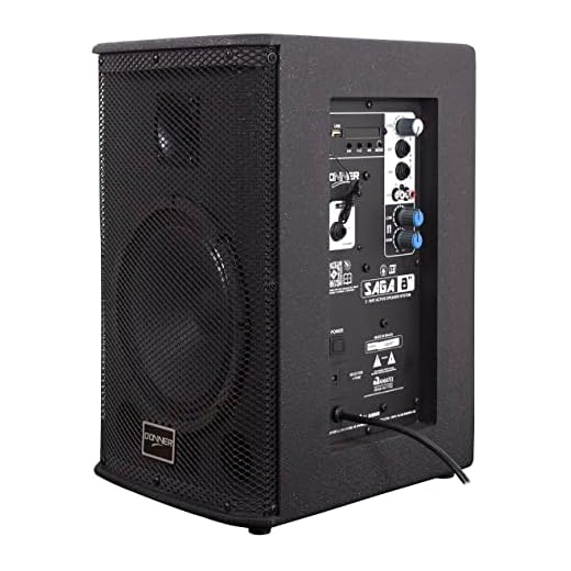 Caixa de Som Acústica Saga 8 Ativa Bluetooth FM Igreja Bar