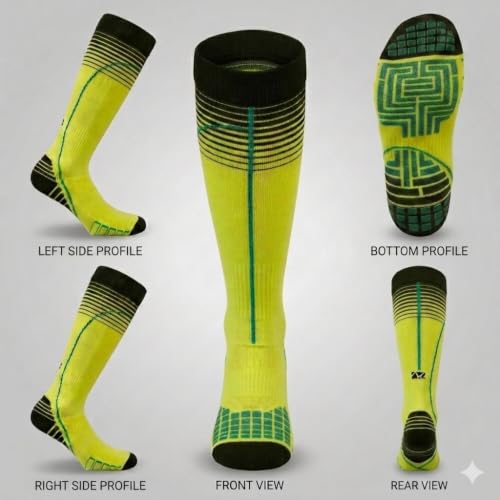 Image of Vitalsox Performance Stripe Graduated Compression Socks, Boosts Performance, Stimulates Circulation