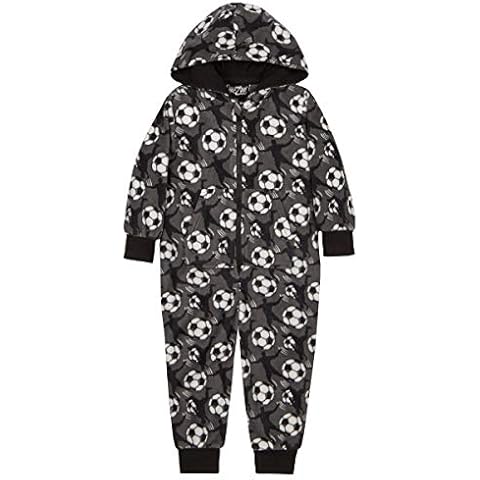 Kids Novelty Animal Costume Nightwear Pyjamas (3-4 Years, 18C437 - Football Grey) Cover