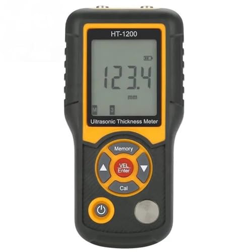 Thickness Gauge, HT-1200 Coating Ultrasonic Thickness Meter 2.2~225mm Range Ultrasonic Coating Gauge Sonigauge miniatura 1