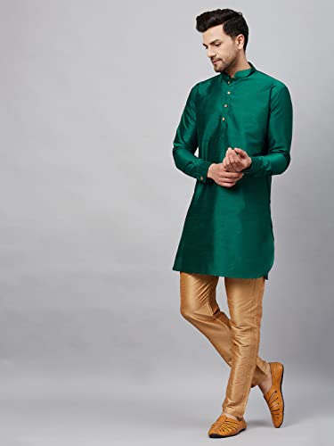 Image of VM Men's Silk Blend Kurta Pyjama Set