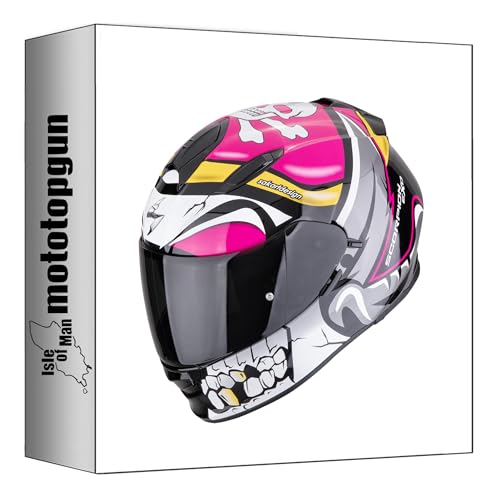 Casque Scorpion EXO-491 Pirate Rose L aux finitions haut de gamme