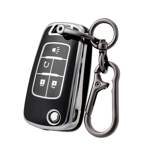 Coque de clé Chevy noire pour protéger votre télécommande de GMC Terrain en voyage