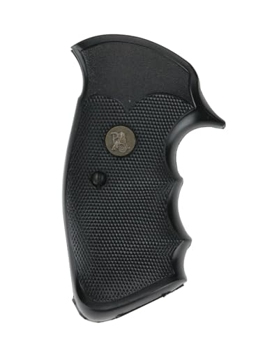 Pachmayr Gripper Grips for S and W, K and L Frame Square Butt , Black