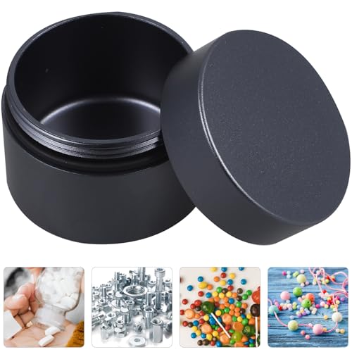 Estuche organizador de pastillas mini de aluminio con caja sellada resistente 7