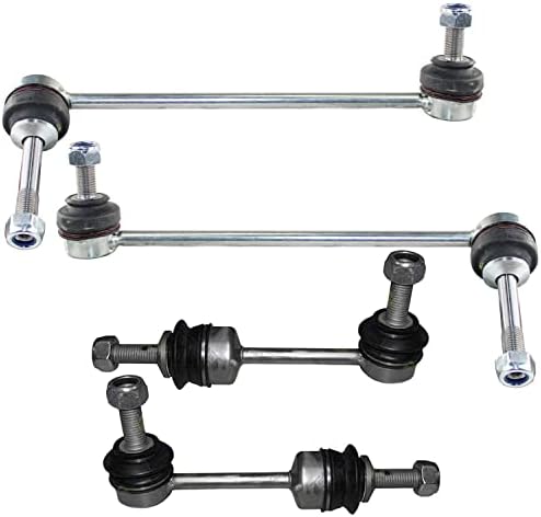 Bison Performance 4pc Front & Rear Steel Suspension Stabilizer Sway Bar Link Kit For BMW E70 E71 E72 X5 X6 Not for cars with Adaptive Drive