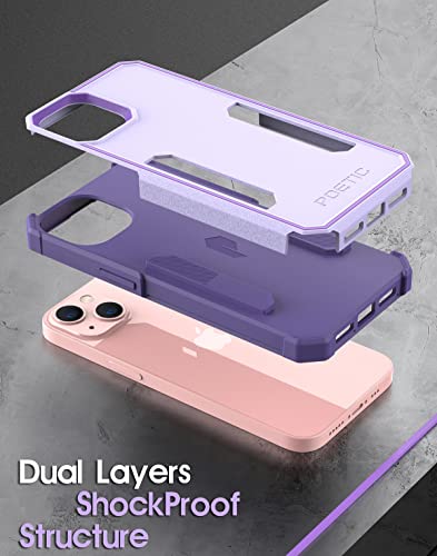Coque violette iPhone 13 Mini légère et résistante aux chocs Poetic
