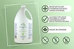Hand Sanitizer Liquid Spray - Jug for Refills - 70% Ethanol - with Essential Oils - 4 litres - 1 gallon