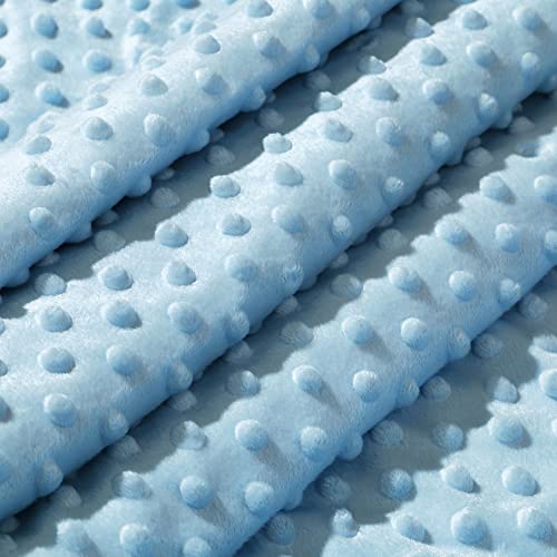 Image of CREVENT Cozy Soft Warm Sherpa Baby Blanket for Infant Toddler's Crib Cot Stroller Gifts for Baby Boys All Season Use (30 inchX40 inch Blue dot)