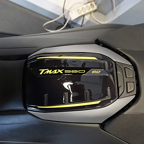 labelbike - 3D Sticker Motorcycle Tank Door Protection and Decoration in Resin Compatible with Yamaha Tmax 560 20Th Anniversary 2021