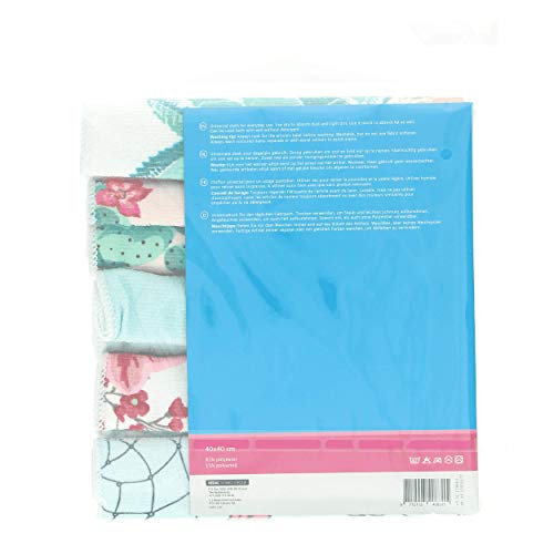 Sorbo Tropische Print Microvezel Reinigingsdoeken, meten, 16"x16" (40cm x 40cm) - Image 3