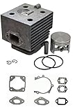 RA Cylinder Kit +Gasket Fit Stihl BR420 BR400 SR420 SR400 Rep 42030201201 46mm