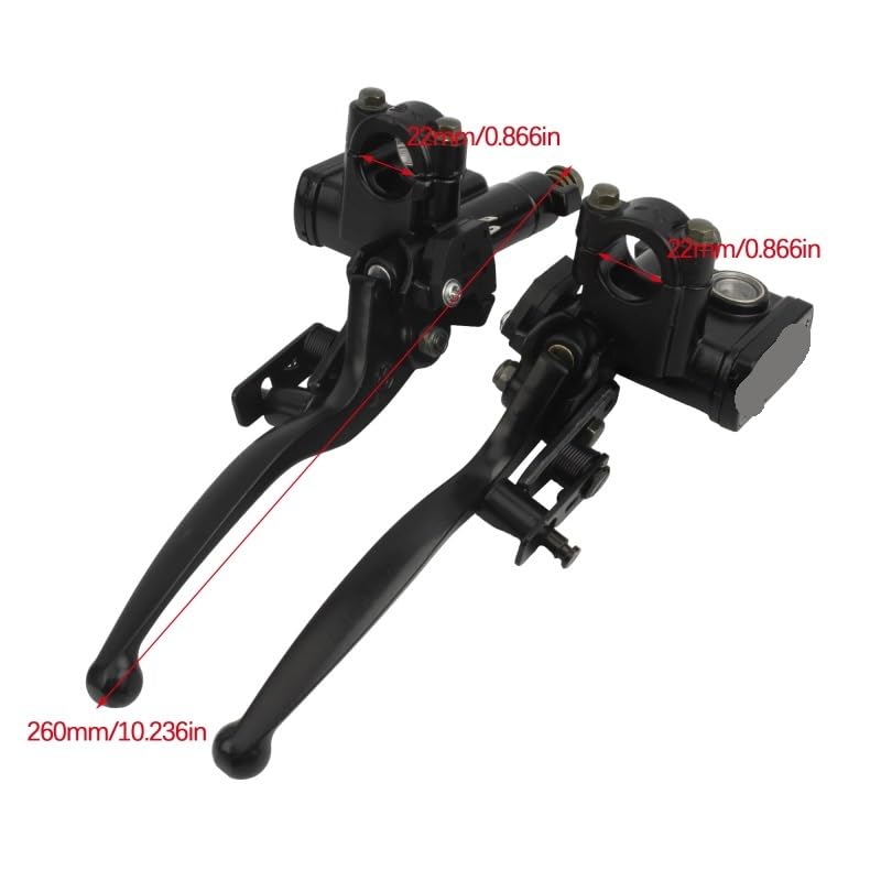 Per bici da cross 50cc-250cc | Leva frizione idraulica della pompa freno universale modificata Per(Right)