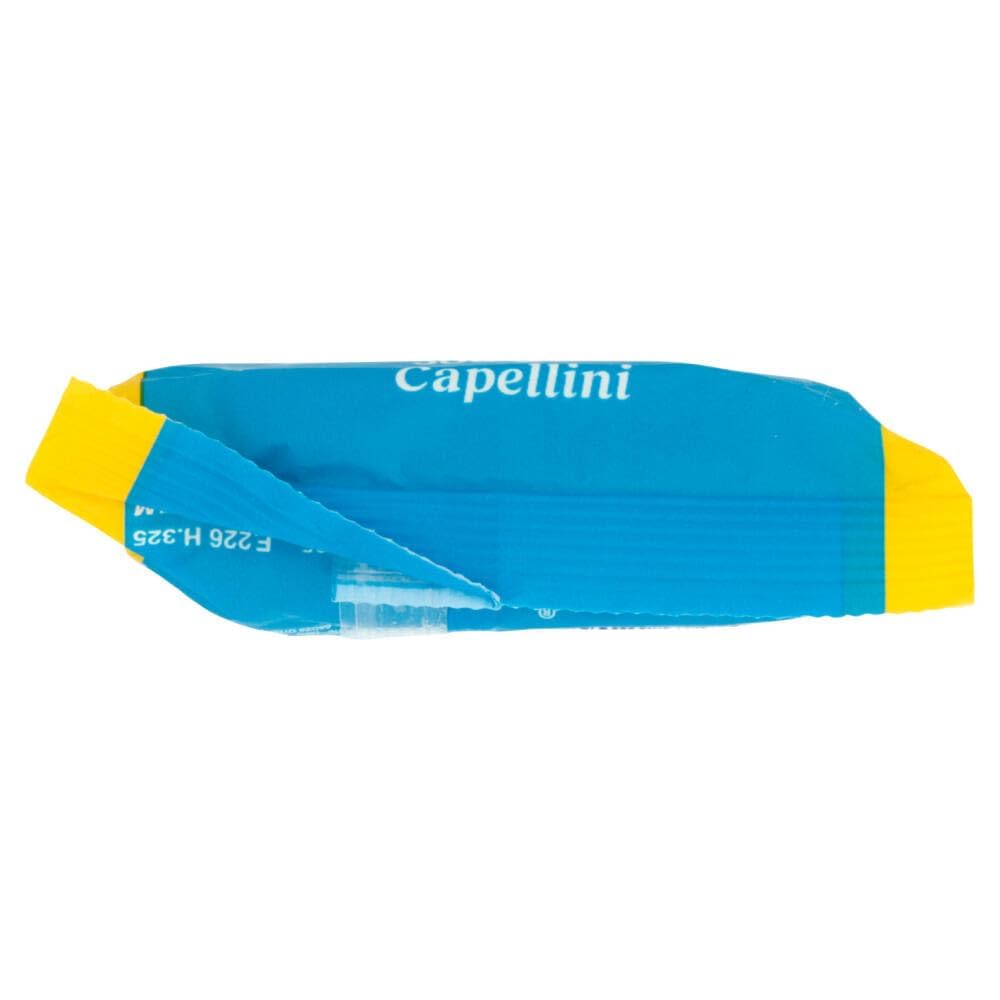 Italian Gourmet De Cecco Capellini Nr. 9 – Italienische Pasta aus Hartweizengrieß, extra feine Nudeln (Angel Hair), ca. 2 Min Kochzeit, langsam getrocknet 24 x 500 g + Italian Gourmet polpa