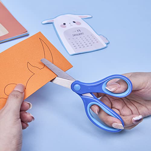 Gaifongre Kids Scissors 5.5" Blunt Safety Scissors For Children Toddler Scissors 3 Pack, Right Handed #TOP1