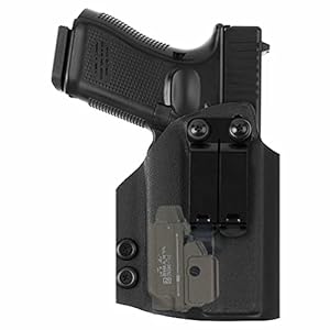 kydex IWB Holster for Glock 17 19 45 MOS Taurus G2C G3C G3 Toro Springfield Hellcat with Olight PL-Mini 2 Valkyrie 600 Lumens Tactical Flashlight red dot Optics RMR Cut…
