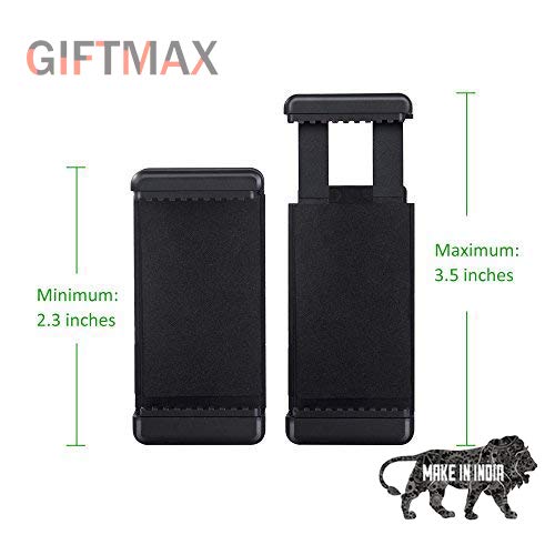 Image of GiftMax Stand Clip Bracket Tripod /Mount Adapter for Mobile Holder Tripod Kit (Black)