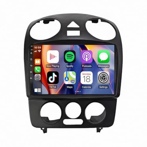 Radio de coche 2 DIN para VW Beetle (2000-2012) con GPS, Bluetooth y potente memoria 4G+64G