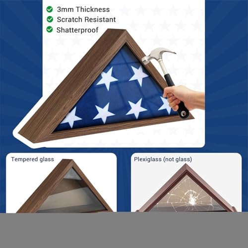 Vitrina de bandera con panel de visualización transparente para pared 6
