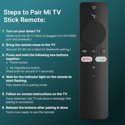 Image of ZdalaMit Original Mi TV Voice Remote Control with Bluetooth Voice Command, Compatible with Mi TVs bu Tu DOX