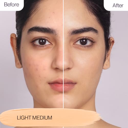 Image of Radiant Glow Hydrating Skin Tint SPF 30 PA++, Light Medium 30ml | 3-in-1 Makeup, Skincare & Suncare, No Creasing, Caking or Cracking, with Niacinamide, Peptide & Marula Oil