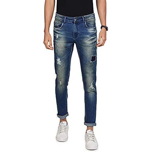 Buy SNITCH Cotton Solid Jeans for Men 