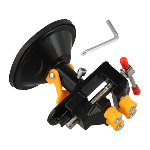 Tornillo de banco giratorio para metalurgia y manualidades de 360° con rango de abrazadera de 30 mm