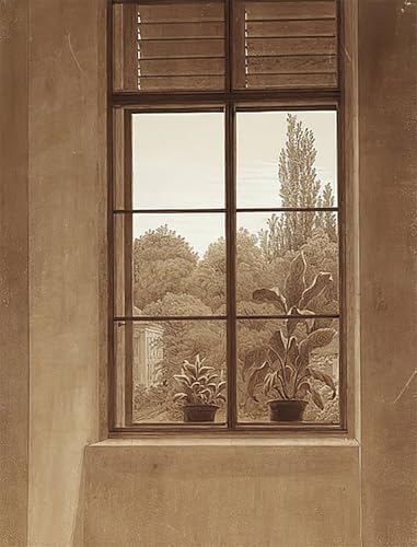 Tableau toile romantique pour habiller un mur vide avec une vue sur parc
