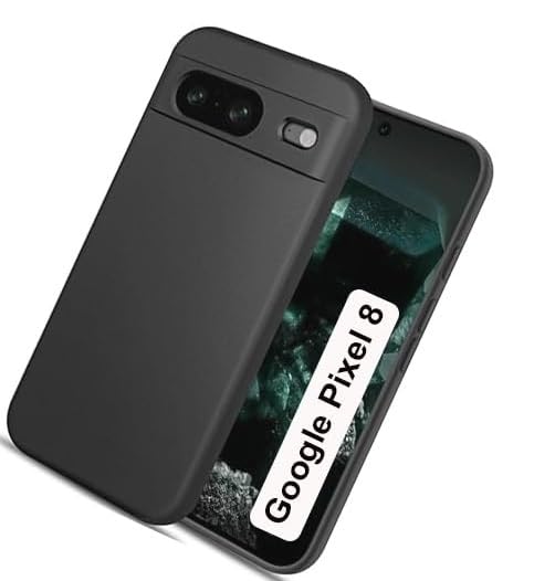 Gorilion Liquid Silicone Back Cover for [ Google Pixel 8 5G ]| Soft Micro-Fibre Lining Inside | Camera Protection Bump | Shockproof Back Case Cover (Silicone, Black) (B0DHHCPF5H) Amazon Price History, Amazon Price Tracker