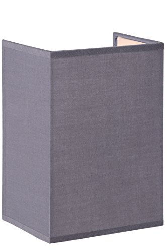 Preisvergleich Produktbild Lucide CORAL - Wandleuchte - 1xE14 - Grau