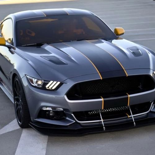 Kit de Rayures Graphiques Ford Mustang pour Masquer les Défauts et Rénover le Capot Auto - 4