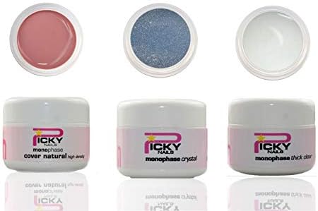 Single phase gel nail reconstruction kit UV clear think + cover natural +cristall builder camouflage nail art