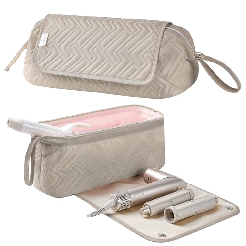 Leuded Hair Tools Travel Bag with Heat Resistant Mat for Shark Airwrap - Image 2