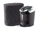 CoverMates – Coffee Maker Cover – 15W x 10D x 15H – Diamond Collection – 2 YR Warranty – Year Around Protection - Black