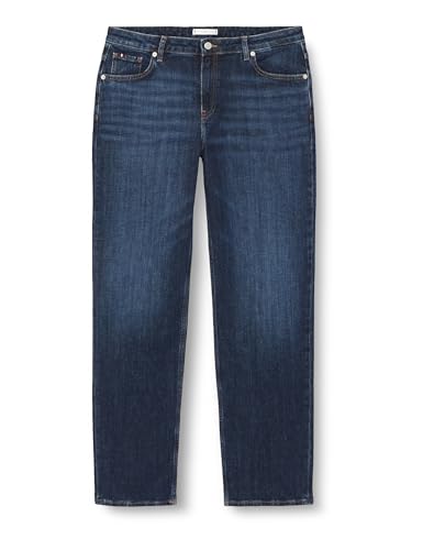Tommy Hilfiger Damen Jeans Hose Classic Straight Fit, Blau (Dark Blue), 28W/32L – Ansicht 1