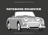 mercedes benz slk 200 car.gr  NOTEBOOK ROADSTER: Carnet de notes broché (couverture souple), bloc notes, journal, cahier.