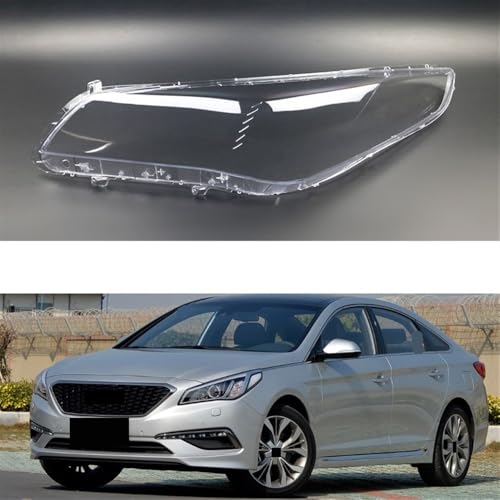 Lentille boîtier phare pour Sonata 2015-2017 en verre transparent - 2