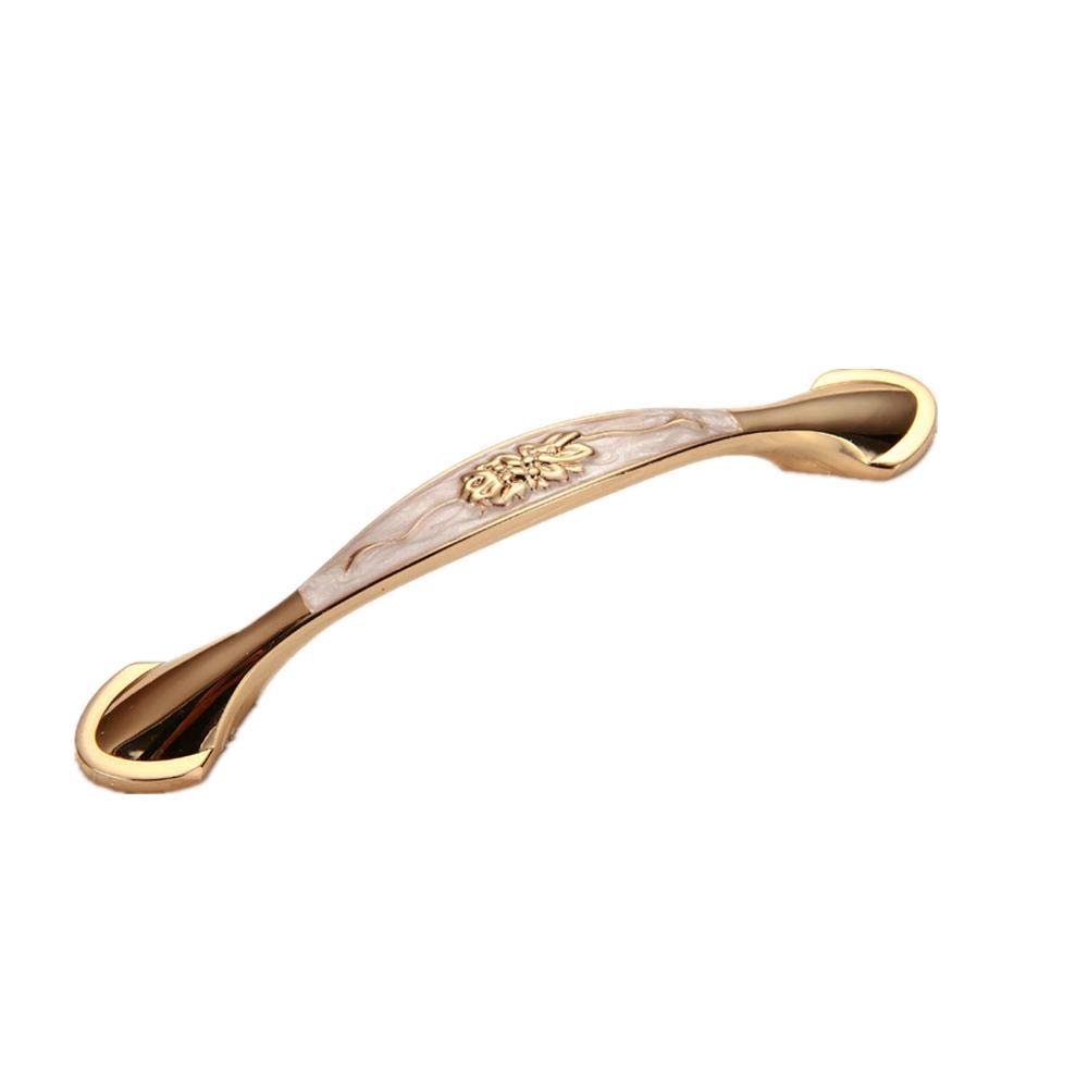 Stnyanxd 128Mm Antique Cabinet Drawer Handles 2Pcs 64Mm Hole Distance Zinc Alloy Cabinet Pull For Drawer Wardrobe Cupboard(128Mm)