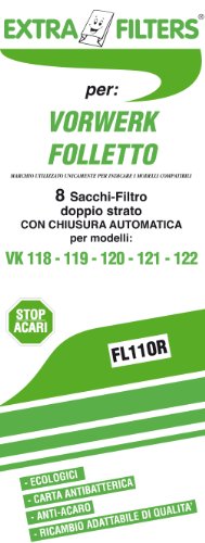 FL 11 OR G: Confezione da 8 Sacchi-filtro doppio
