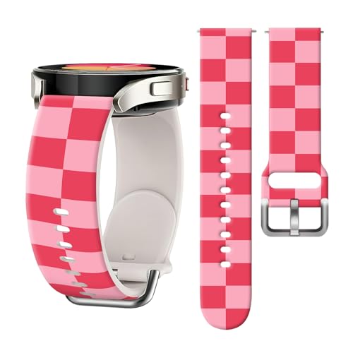 QVRNKSF 20mm �X�|�[�c�o���h Galaxy Watch 7 6 5 4 40mm 44mm/5 Pro/6 Classic 47mm/ Watch 4 Classic/Active 2�ɑΉ� ���킢�������p�X�g���b�v �����p�A���߉\�Ȏ��v�o��