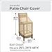 Classic Accessories Veranda Water-Resistant 26 Inch Patio Bar Chair & Stool Cover, 4-Pack, Patio Furniture Covers
