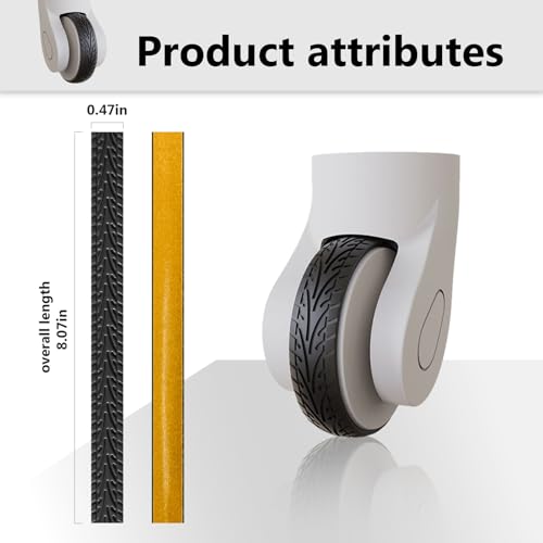 10Pcs Luggage Wheel Covers, Suitcases Wheel Covers, Silicone Luggage Protector, Durable, Mute and Shock Absorption, Waterproof (Black)3