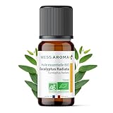 Huile Essentielle BIO d'Eucalyptus Radiata 10ML - Certifiée AB - 100% Pure & Naturelle, Chémotypée HEBBD - Pratiques agricoles durables - Analysée et conditionnée en France