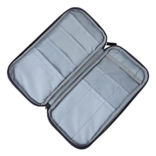 LALAFINA 600d Oxford Knitting Tool Bag Crochet Hooks Set Organizer Portable Yarn Needle Case