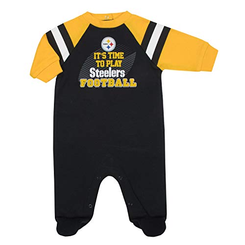 Image of Gerber NFL Unisex Baby Nfl Team Footed Sleep and Play