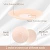 FJYQOP-Silicone-Nipple-Covers-5-Pairs-Womens-Reusable-Adhesive-Invisible-Pasties-Nippleless-Covers-Round FJYQOP Silicone Nipple Covers - 5 Pairs, Women's Reusable Adhesive Invisible Pasties Nippleless Covers Round