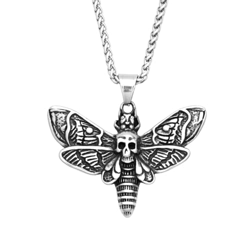 Pendentif punk vintage en acier inoxydable durable par TABOJS pour un style gothique unique